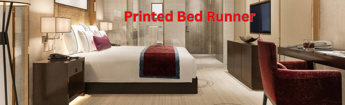 Printed Bed Runner Printed Bed Runner